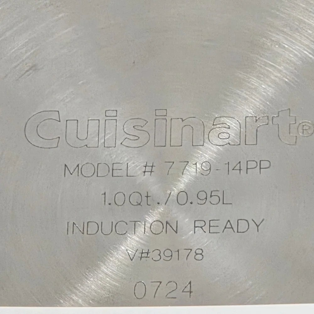 Cuisinart Classic Stainless Cookware 1.0Qt ‎ Saucepan With Lid Induction Ready